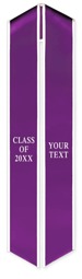 Purple Graduation Sash